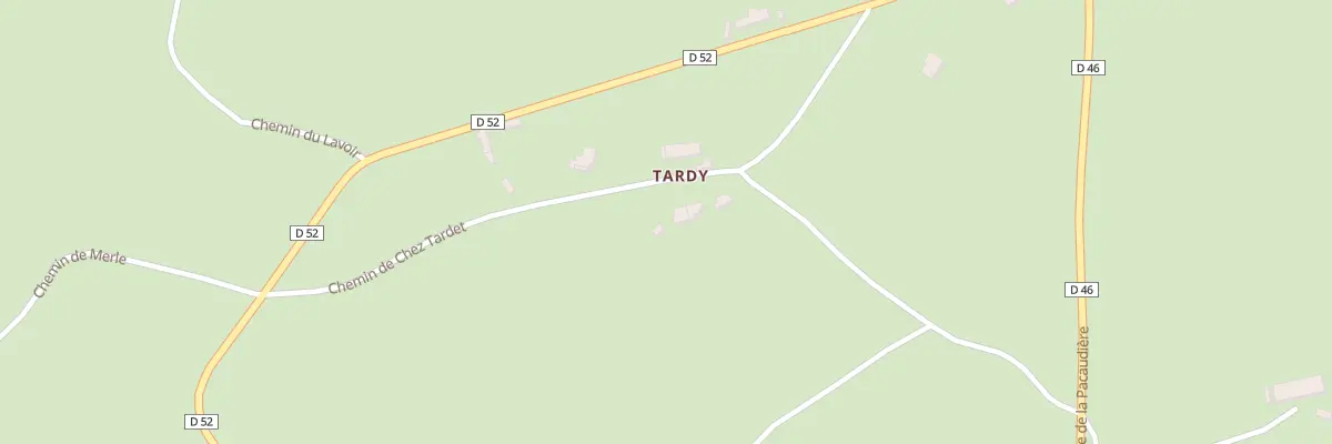 Plan du 339 Che de Chez Tardet à Sail-les-Bains