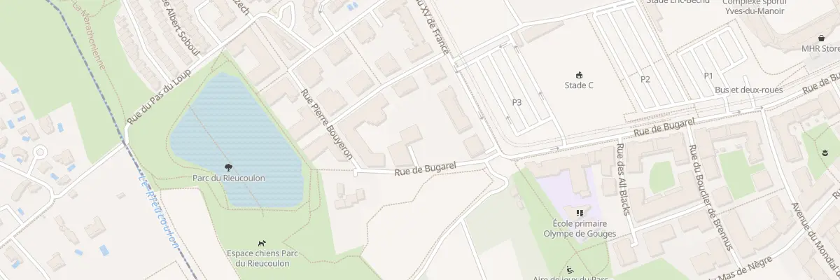 Plan du 1572 Rue de Bugarel à Montpellier
