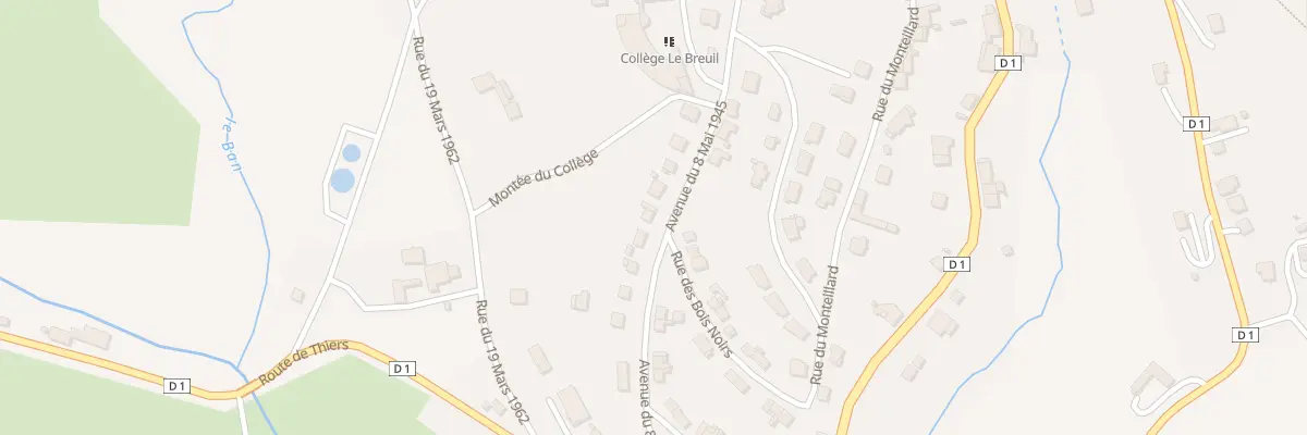 Plan du 348 Av du Huit Mai à Saint-Just-en-Chevalet