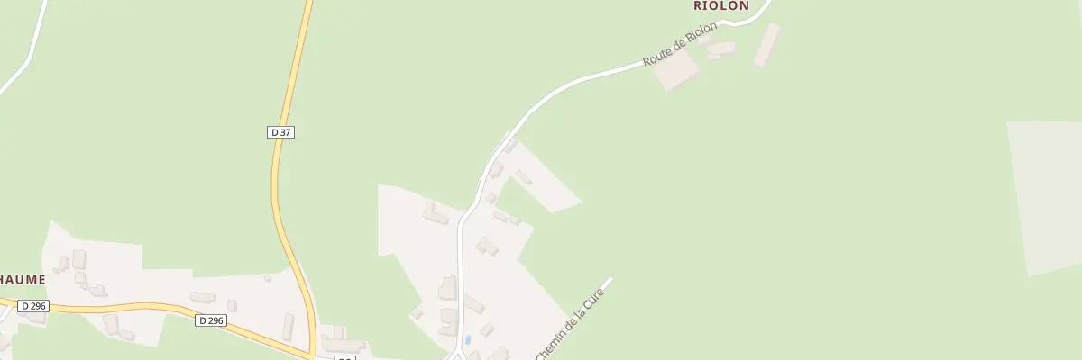 Plan du 208 Rte de Riolon à Sermages