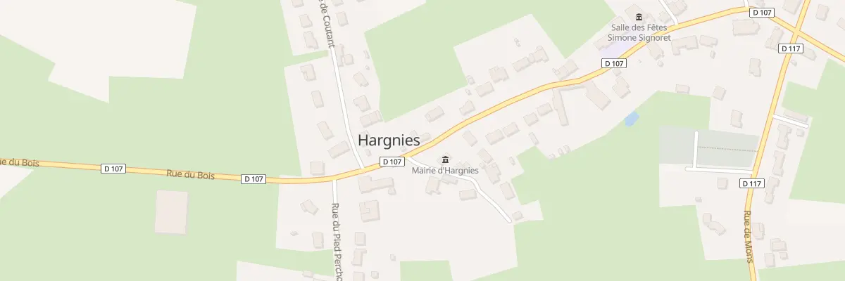 Plan du 36 Rue du Bois à Hargnies