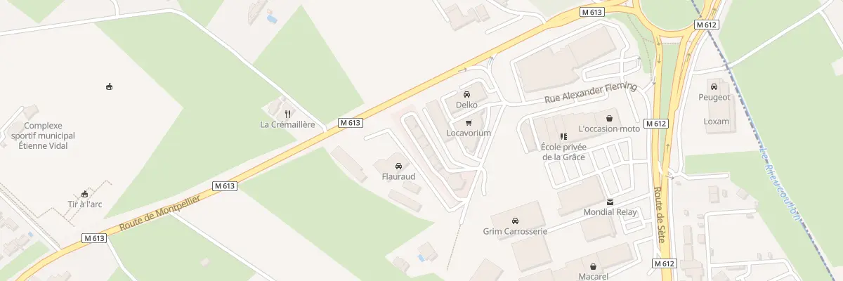 Plan du 86 Rue Pierre et Marie Curie à Saint-Jean-de-Védas