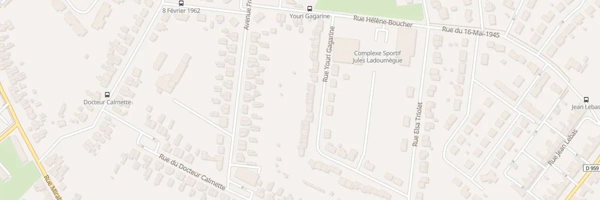 Plan du 24 Rue Youri Gagarine à Aulnoye-Aymeries