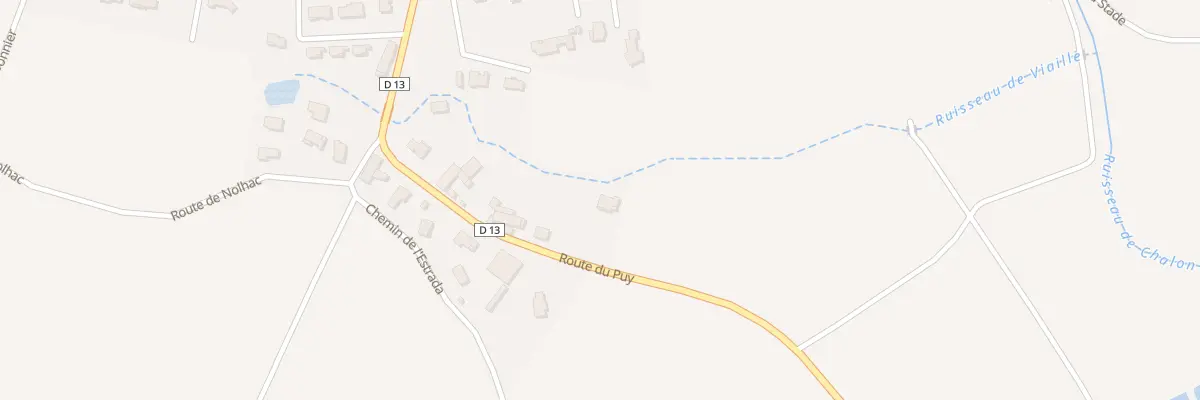 Plan du 13 Rte du Puy à Blanzac