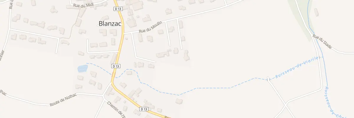 Plan du 6 Rte du Moulin à Blanzac