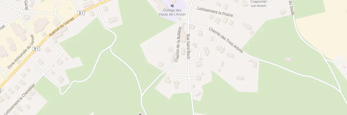 Plan du 2 Che de la Bolène à Craponne-sur-Arzon