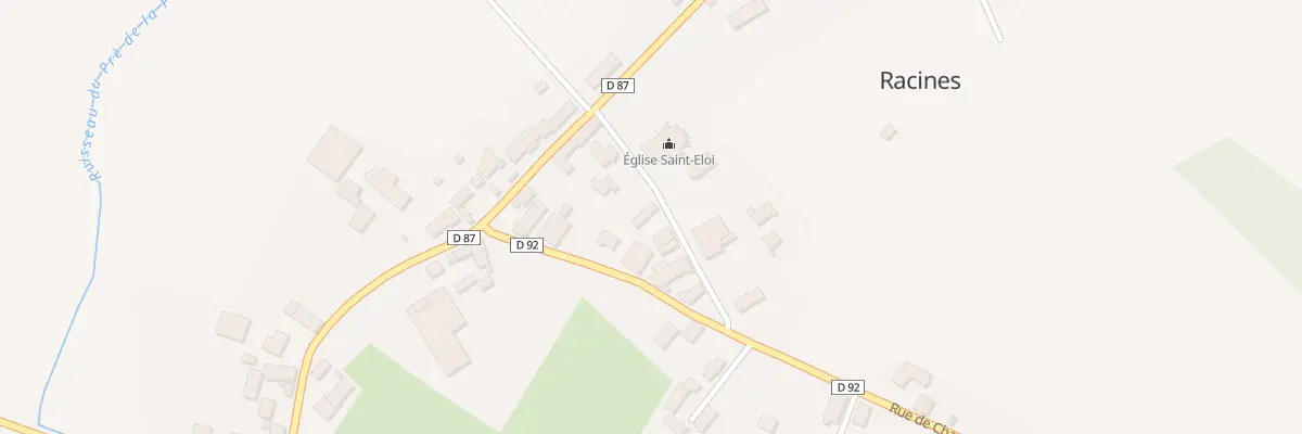 Plan du 6 Rue de l’Eglise à Racines