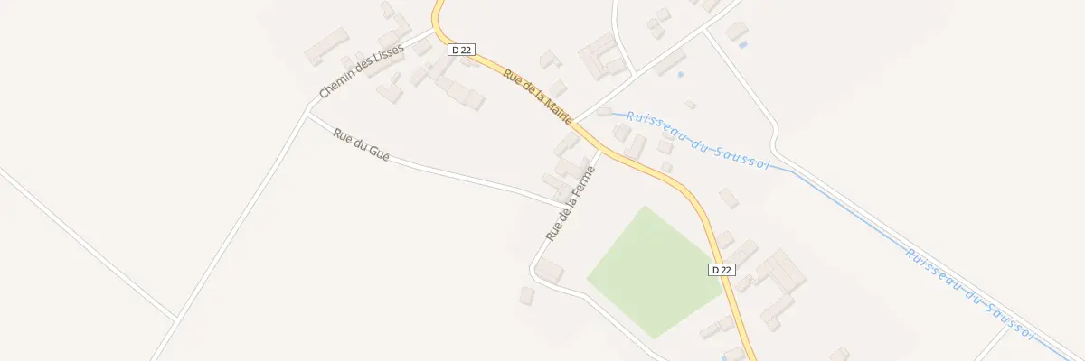 Plan du 2 Rue de la Ferme à Vosnon