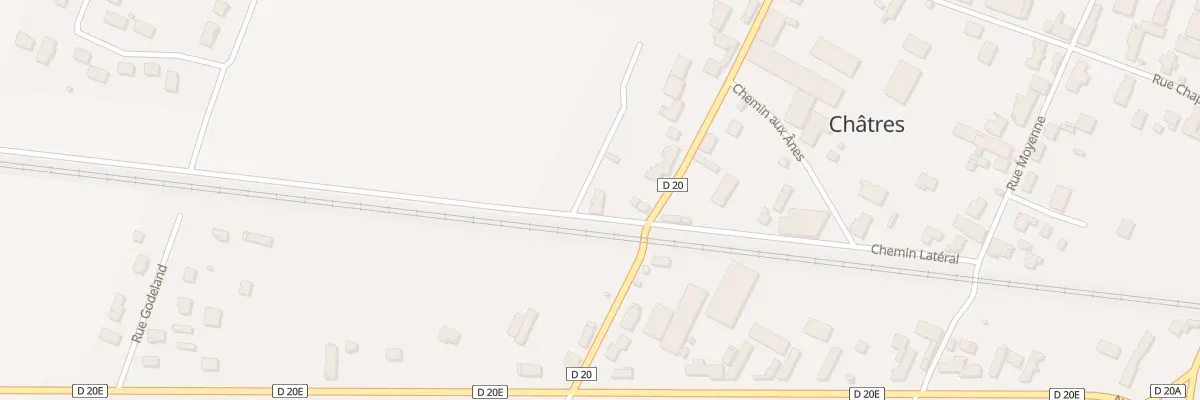 Plan du 24 Rue Bel Air à Châtres
