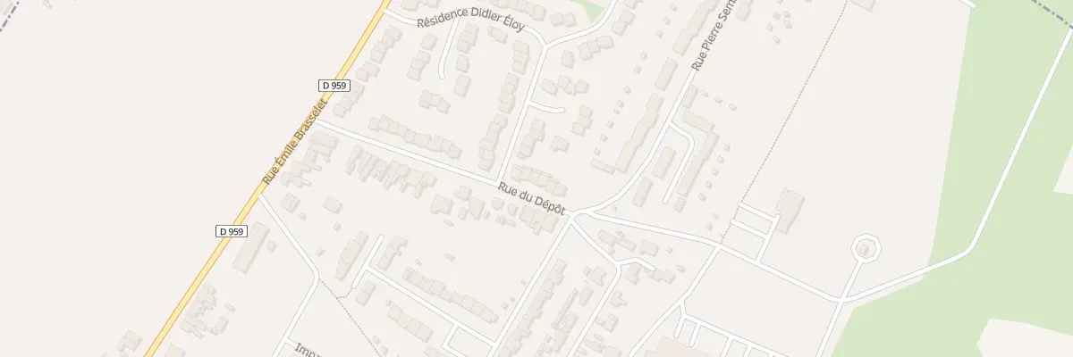 Plan du 24 Rue du Dépôt à Leval
