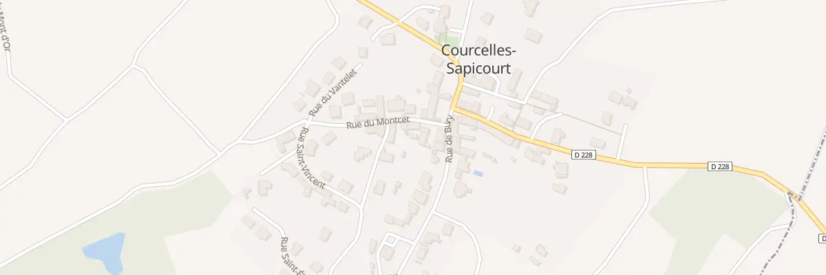 Plan du 2 Rle Durand à Courcelles-Sapicourt