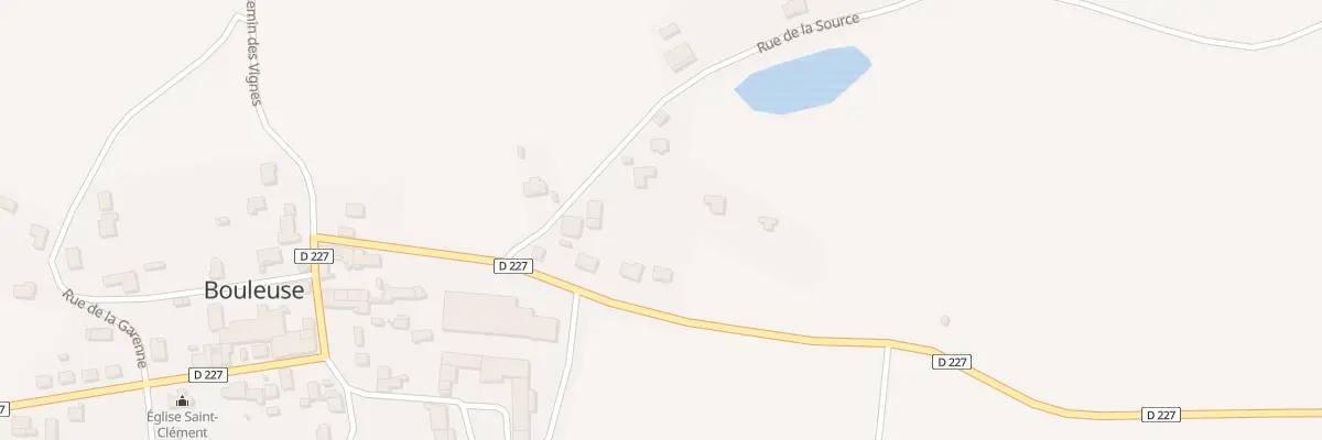 Plan du 6 Rue de la Source à Bouleuse