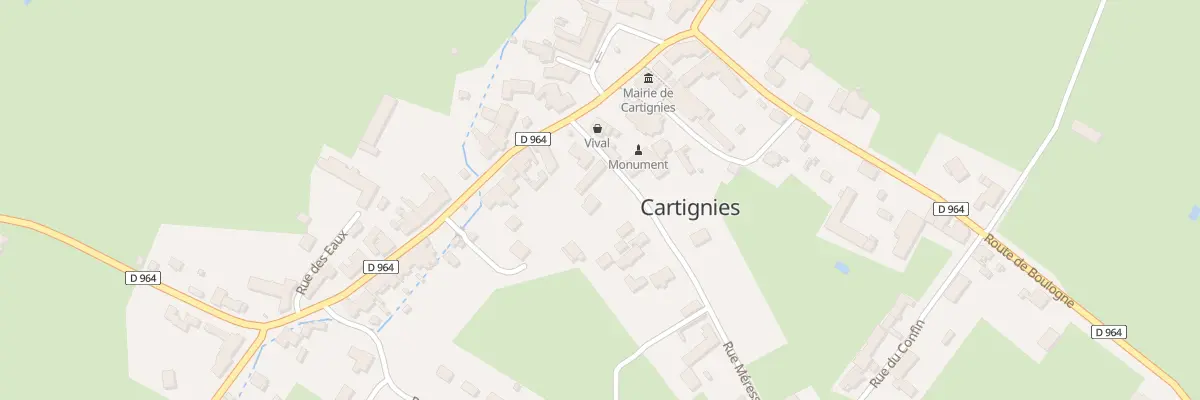 Plan du 50 Rue Méresse à Cartignies