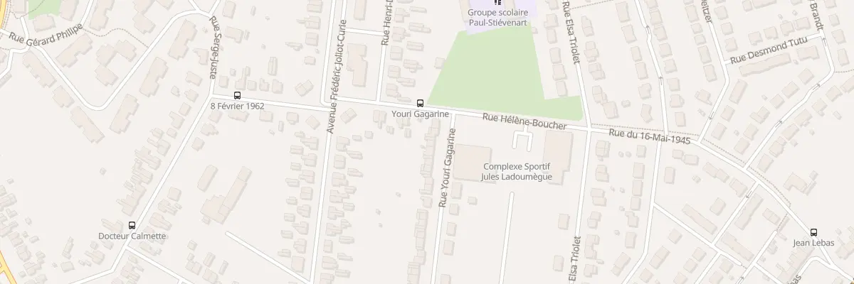 Plan du 6 Rue Youri Gagarine à Aulnoye-Aymeries