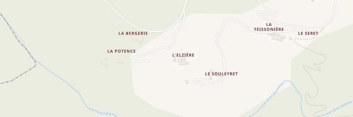 Plan du 6110 L’Elziere à Saint-Hilaire-de-Lavit