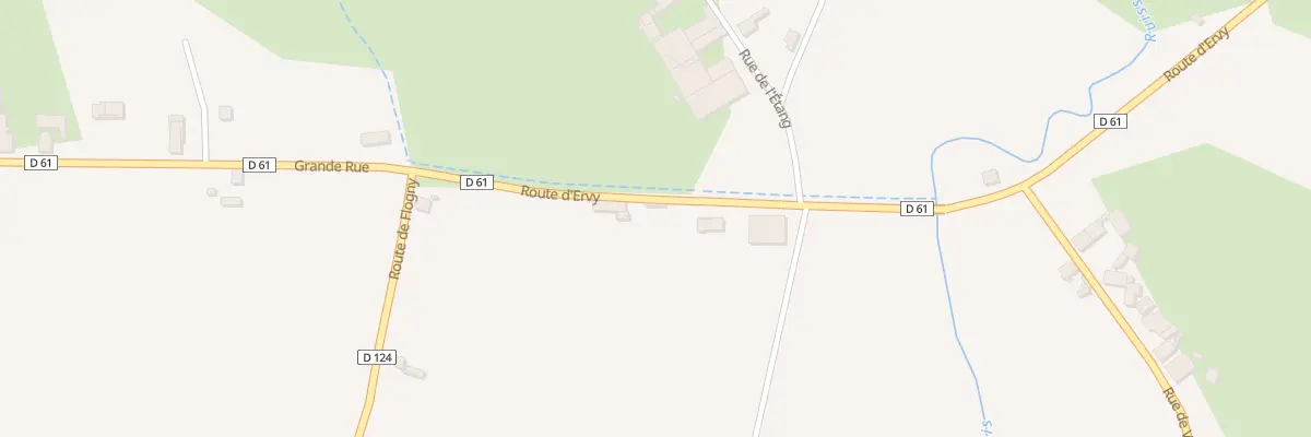 Plan du 6 Rte d’Ervy à Soumaintrain