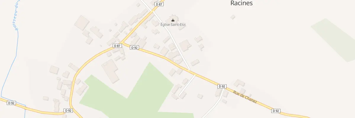 Plan du 7 Rue de Chanez à Racines