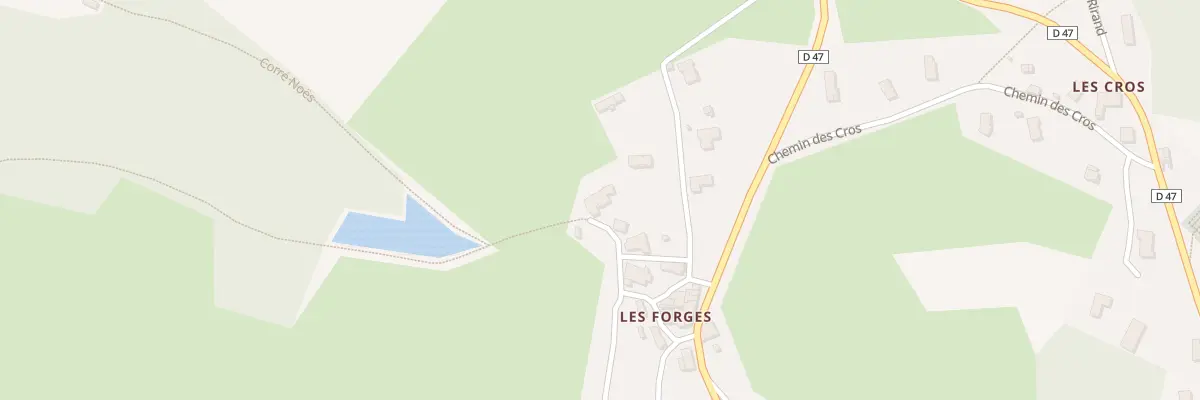 Plan du 84 Che du Pavé aux Noës