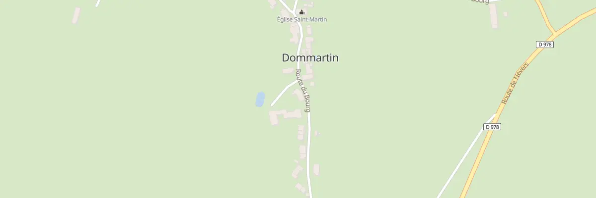 Plan du 2 Le Bourg à Dommartin