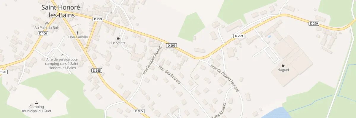 Plan du 8 Rue du Chemin Ferré à Saint-Honoré-les-Bains