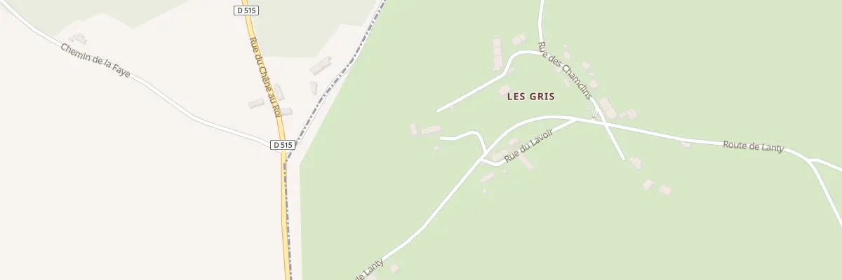Plan du 68 Les Gris à Avrée