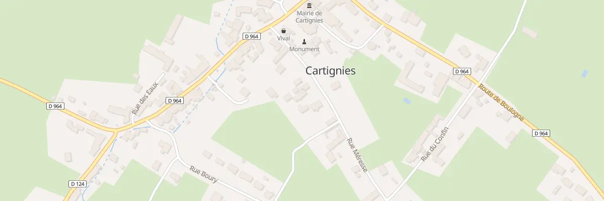 Plan du 100 Rue Méresse à Cartignies