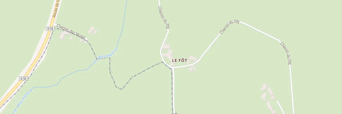Plan du 5111 Le Fot à Champoly