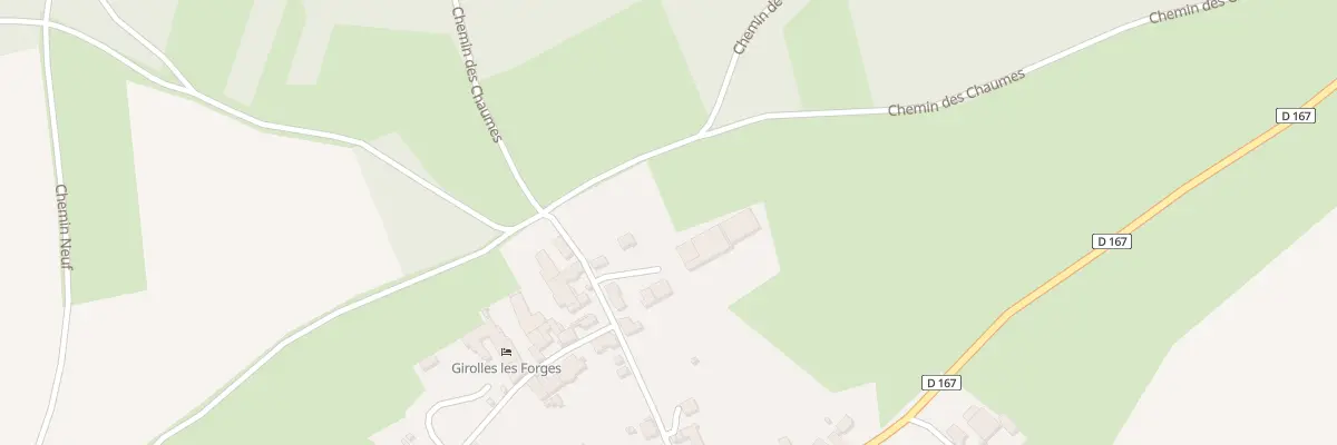 Plan du 18 Rue Malat à Girolles