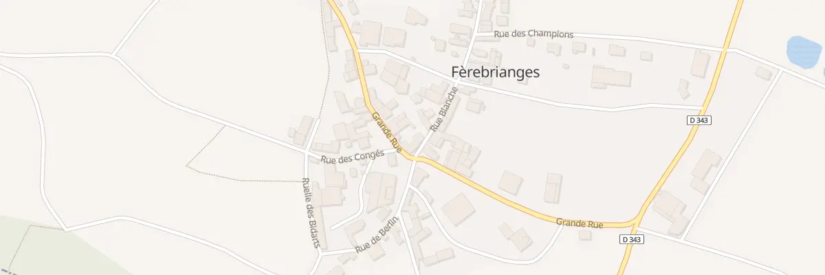 Plan du 2 Rue Blanche à Fèrebrianges