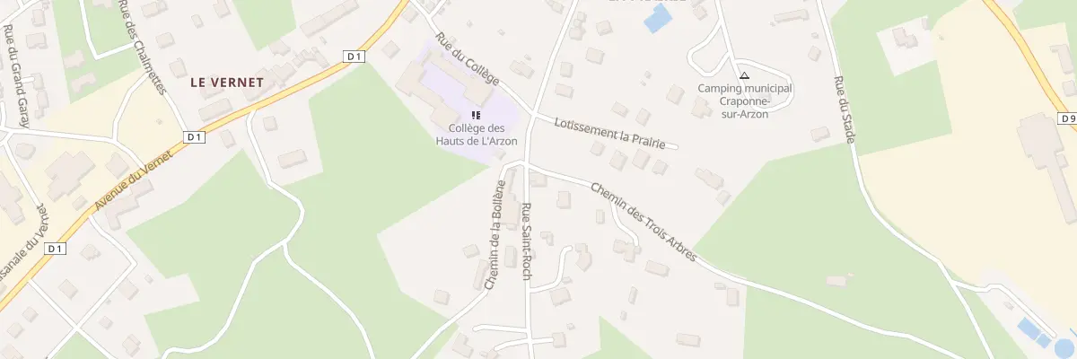 Plan du 25 Rue Saint-Roch à Craponne-sur-Arzon