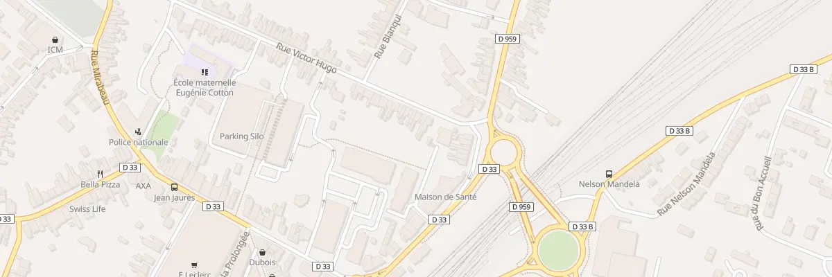 Plan du 5 Rue Victor Hugo à Aulnoye-Aymeries