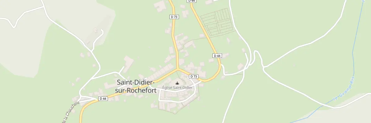 Plan du 2 Rte de Saint-Julien à La Côte-Saint-Didier