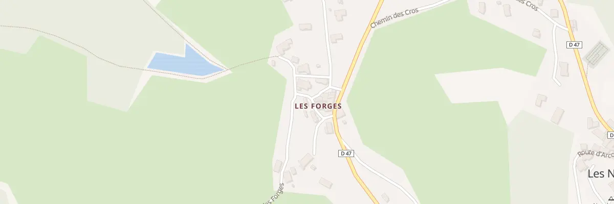 Plan du 65 Che des Forges aux Noës