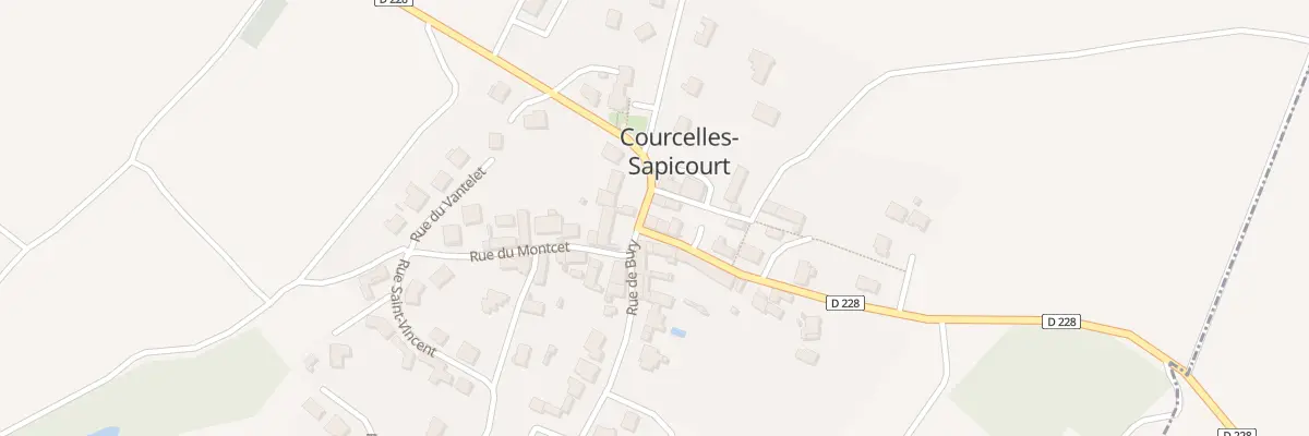 Plan du 5 Rue Paul Bouton à Courcelles-Sapicourt