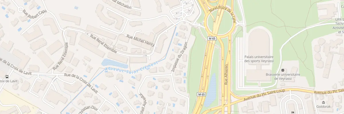 Plan du 43 Imp du Dragon à Montpellier