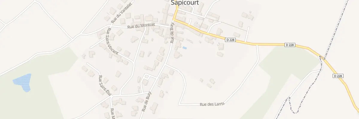 Plan du 2B Rue de Bury à Courcelles-Sapicourt