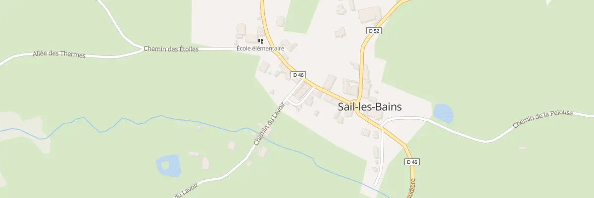 Plan du 5022 Le Bourg à Sail-les-Bains