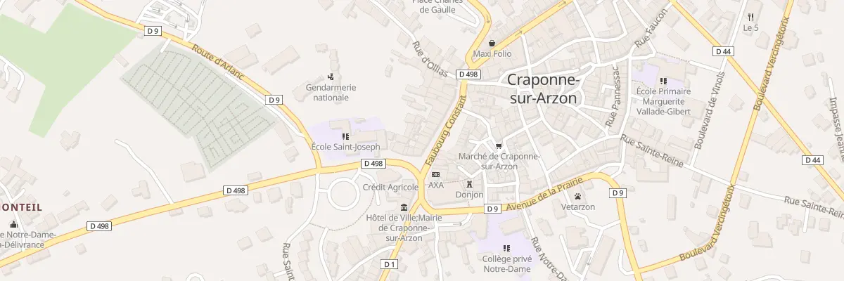 Plan du 5 Fg Constant à Craponne-sur-Arzon