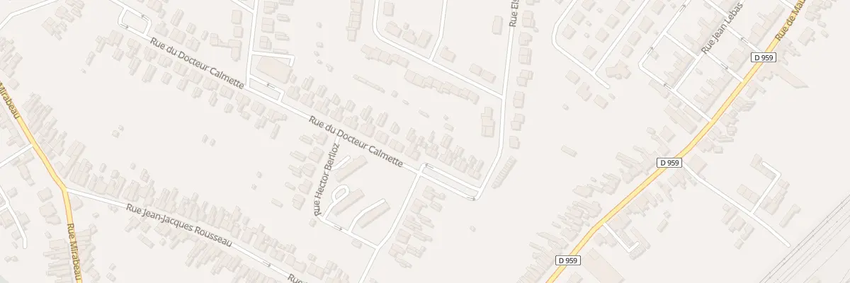 Plan du 18 Rue du Docteur Calmette à Aulnoye-Aymeries