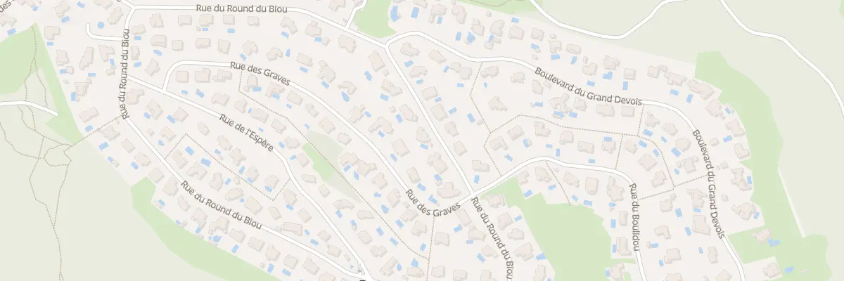 Plan du 1065 Rue du Round du Biou à Saint-Clément-de-Rivière