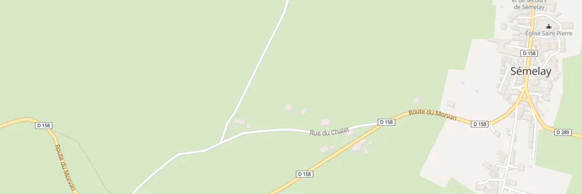 Plan du 4 Rue du Chalet à Sémelay