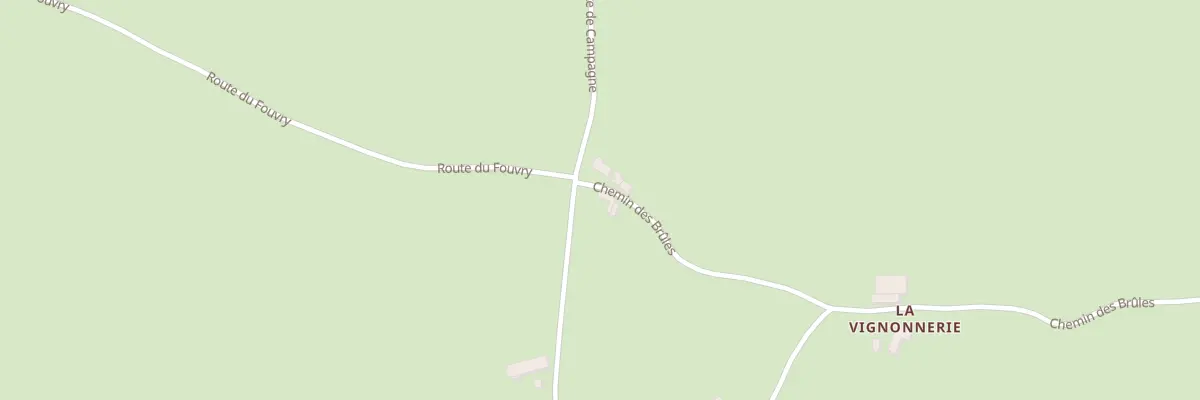 Plan du 2 Che des Brûles à Ternant