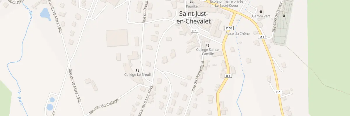 Plan du 133 Av du Huit Mai à Saint-Just-en-Chevalet