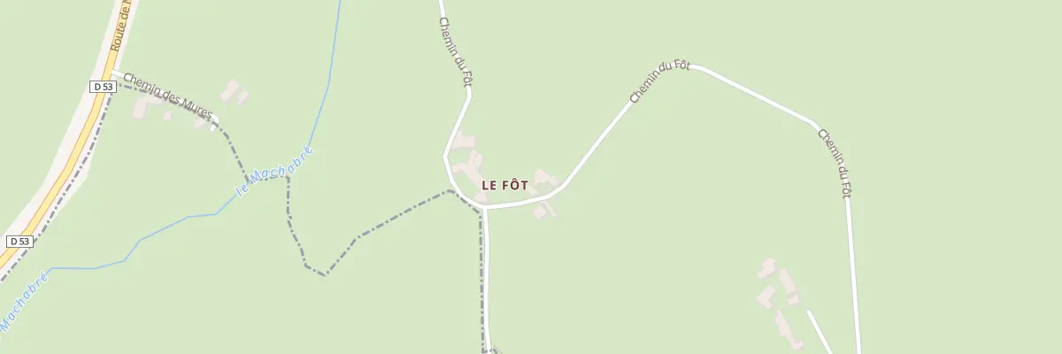Plan du 667 Che du Fot à Saint-Romain-d’Urfé