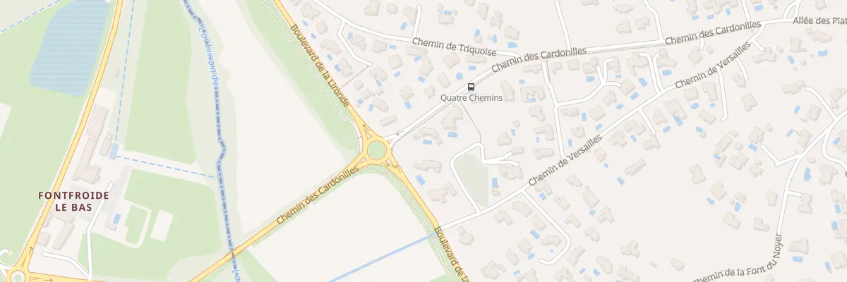 Plan du 3 Che de Versailles à Montferrier-sur-Lez