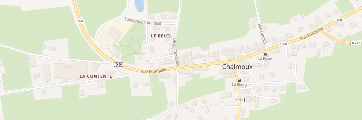 Plan du 48 Rue Principale à Chalmoux
