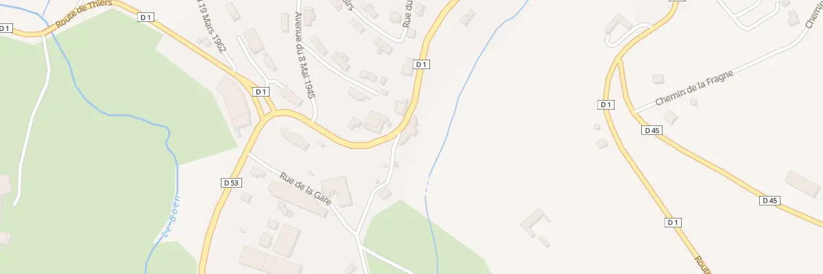 Plan du 685 Rue de Thiers à Saint-Just-en-Chevalet