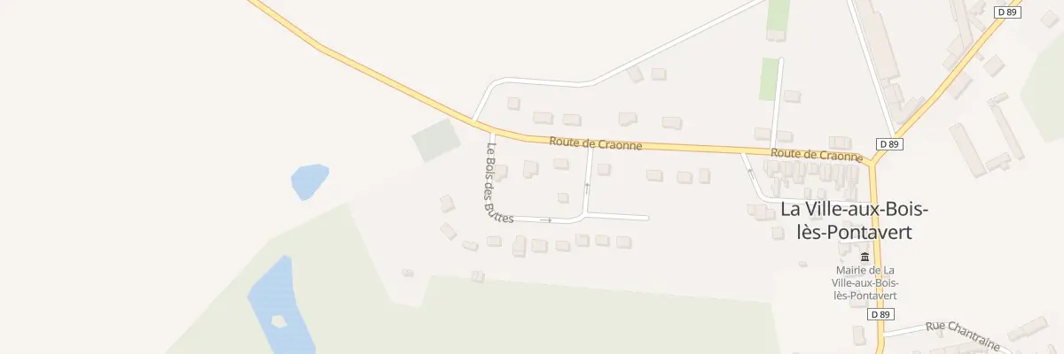 Plan du 37 Rte de Craonne à La Ville-aux-Bois-lès-Pontavert