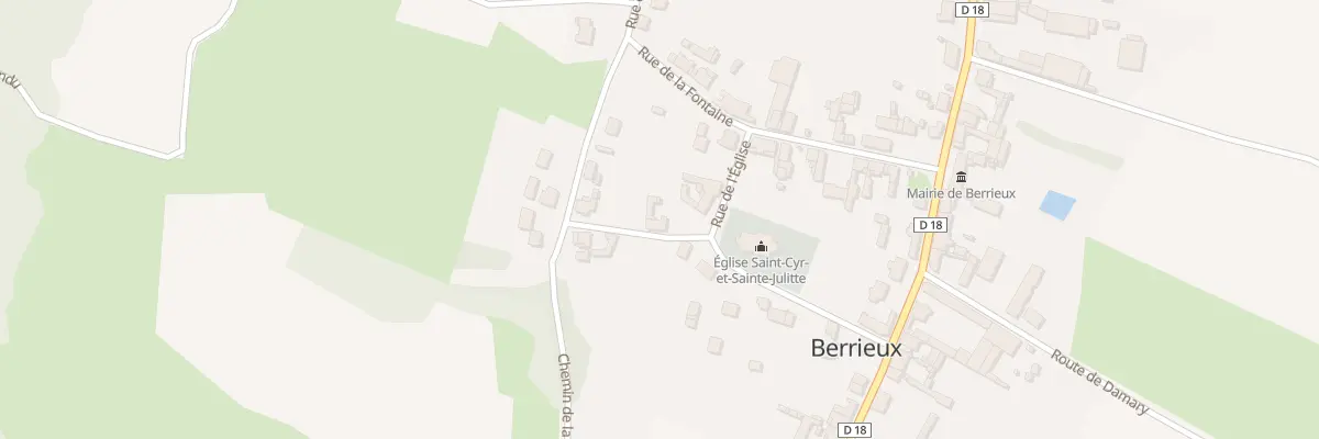 Plan du 8 Rue Teignons à Berrieux
