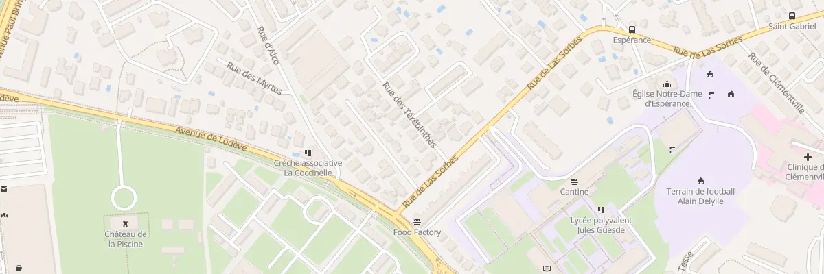 Plan du 5 Rue des Térébinthes à Montpellier